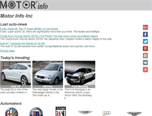 Tablet Screenshot of motorinfo.org